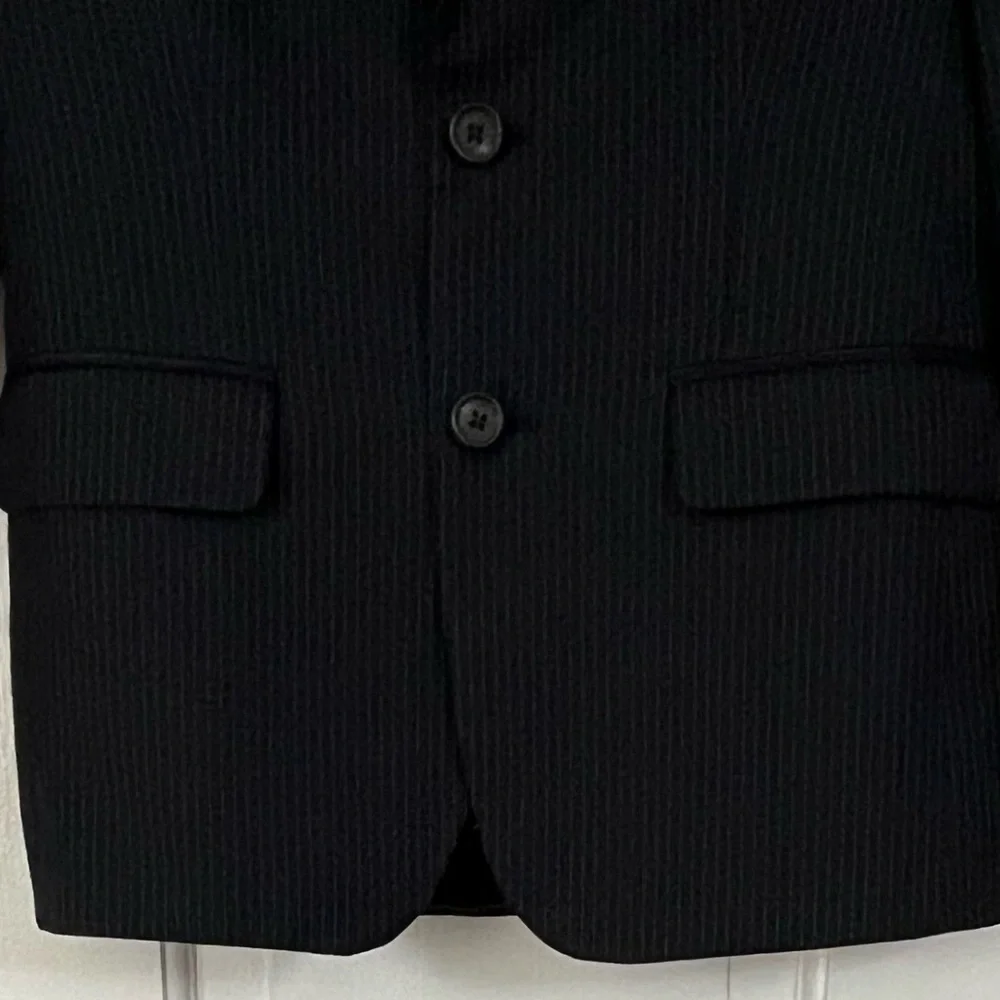 Lauren Ralph Lauren Navy Blue Pinstriped Suit Jacket Blazer Boys Size 10R